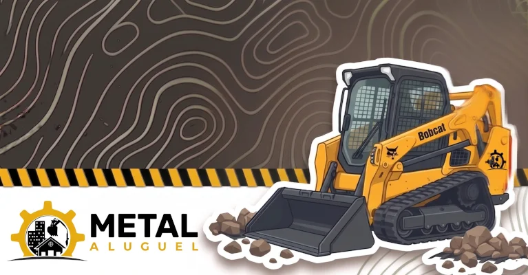 Minicarregadeira Bobcat - Metal Aluguel