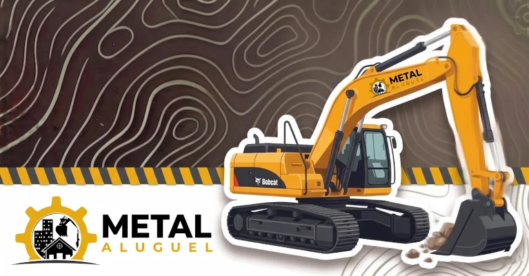 Escavadeira Hidráulica - Metal Aluguel